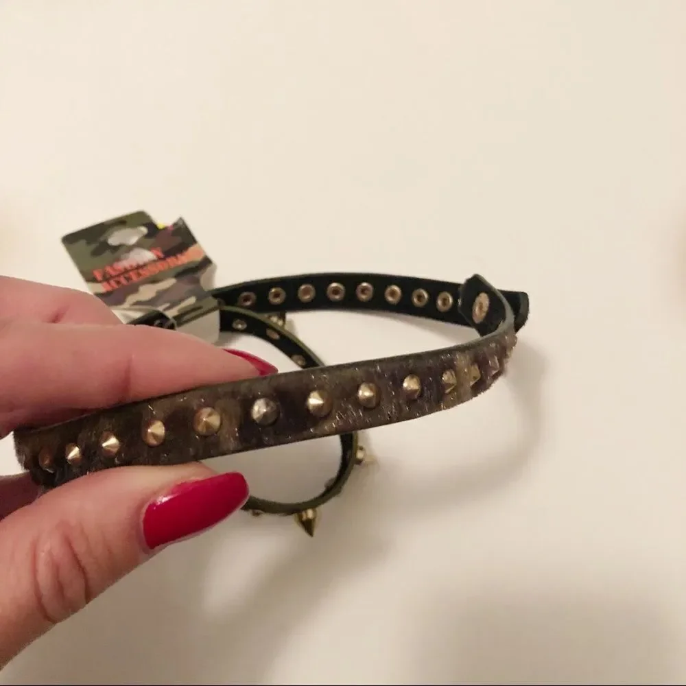 ‎Girls Camo/Stud Jewelry Set